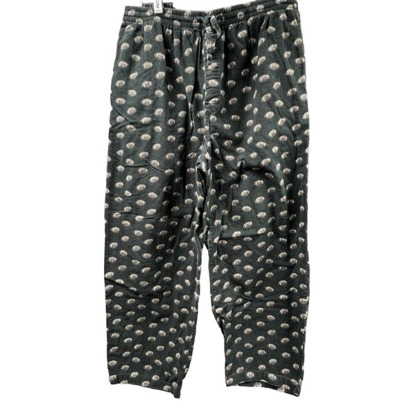 Nautica Mens Large All Over Football Print Sleep Lounge Pants Pockets Drawstring - Picture 1 of 11